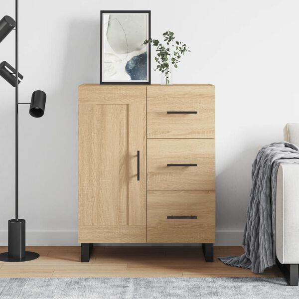 vidaXL Sideboard Sonoma-Eiche 69,5x34x90 cm Holzwerkstoff