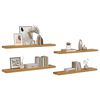 vidaXL Wandregal 4 pcs Beige 120 x 23,5 x 4 cm Holzwerkstoff