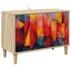 vidaXL TV-Schrank HEESCH 69 x 33 x 50 cm Sonoma Holzwerkstoff