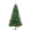 vidaXL Weihnachtsbaum mit 150 LEDs mit Ständer Grün 150 cm PE