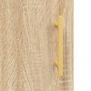 vidaXL Wandschr&auml;nke 2 Stk. Sonoma-Eiche 69,5x34x90 cm
