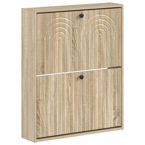 vidaXL Wandmontierter Schuhschrank ALKMAAR 71 x 17 x 86 cm