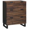 vidaXL Sideboard Braun 60 x 33.5 x 75 cm Massivholz Mango