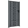 vidaXL Gartentor Anthrazit 100x200 cm Stahl Quadratisches Design