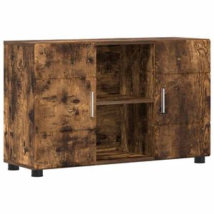 vidaXL Sideboard Ger&auml;ucherte Eiche 88,5 x 30,5 x 55,5 cm Holzwerkstoff