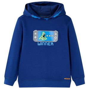Kinder-Kapuzenpullover Dunkelblau 104