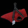 vidaXL Hundemantel mit Geschirr Rot L36 Fleece und Polyester