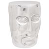 vidaXL Hocker Silber Aluminium