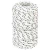 vidaXL Mehrzweck-Allzweckseil 2 mm 100 m Wei&szlig; Polyester