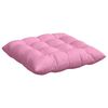vidaXL Sitzkissen 2 pcs Rosa 40 x 40 x 6 cm Stoff
