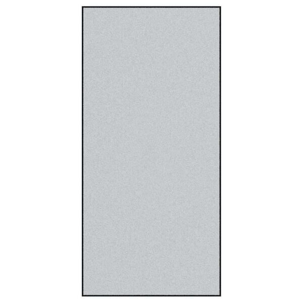 vidaXL Fu&szlig;matte Grau und Schwarz 120 x 250 cm Polypropylen und Vinyl