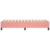 vidaXL Boxspringbettgestell Rosa 100x200 cm Samt