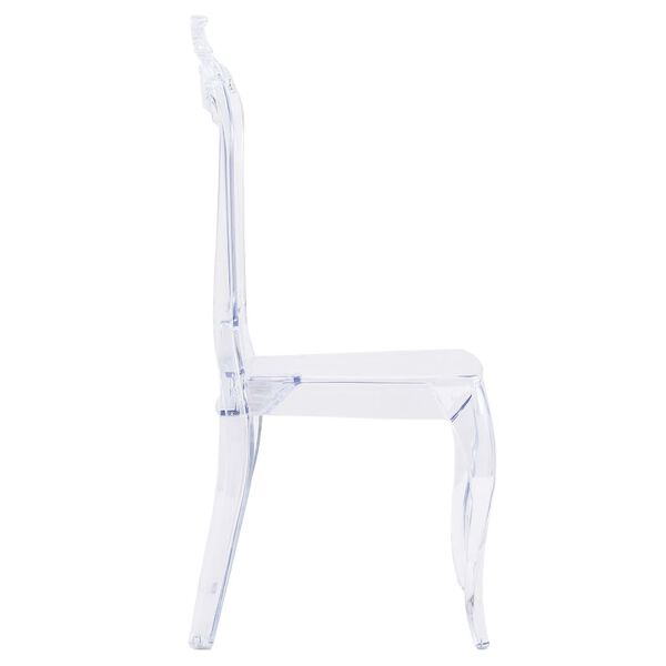 vidaXL Esszimmerst&uuml;hle 6 Stk. Transparent Polycarbonat