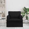 vidaXL Sofa 60cm Schwarz Metall