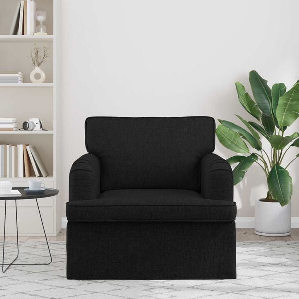 vidaXL Sofa 60cm Schwarz Metall
