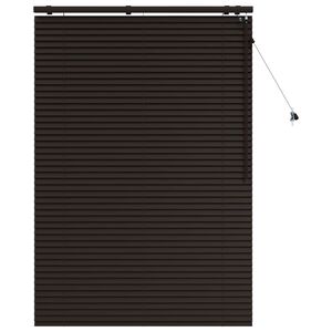 vidaXL Venezianische Jalousie Dunkelbraun 105 x 160 cm 35 mm