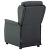 vidaXL Massagesessel Dunkelgrau 93,5 x 67,5 x 101,5 cm Stoff