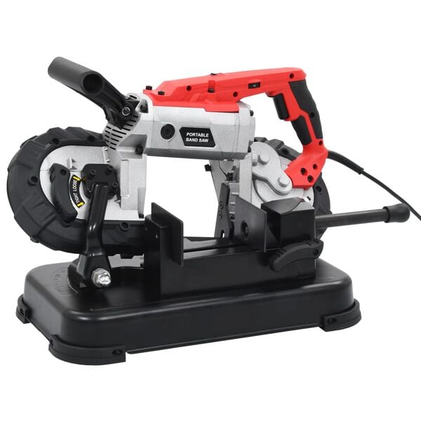 vidaXL Bandsäge mit Ständer und Transportkoffer Stahl