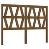 vidaXL Kopfteil Honigbraun 126x4x100 cm Massivholz Kiefer