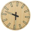 vidaXL Wanduhr mit Leuchtendem Skala und Zeiger Gelb &Oslash;30 cm