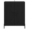 vidaXL Sideboard Schwarz Eichen-Optik 69,5 x 34 x 90 cm