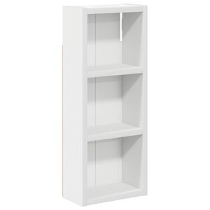 vidaXL Badezimmer-Wandschrank Wei&szlig; 20 x 10 x 50 cm Holzwerkstoff