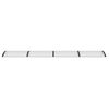 vidaXL Türvordach Schwarz und Transparent 400x75 cm Polycarbonat
