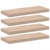 vidaXL Schweberegale 4 Stk. 60x23,5x4 cm Holzwerkstoff