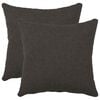 vidaXL Kissenbezug 2 pcs HEERLEN Dunkelgrau 35 x 35 cm Boucl&eacute;