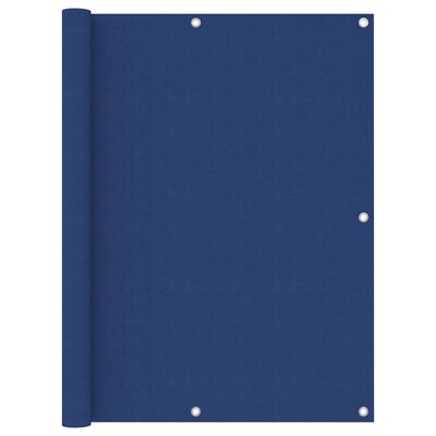 vidaXL Balkon-Sichtschutz Blau 120x300 cm Oxford-Gewebe