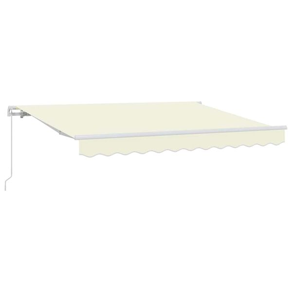 vidaXL Einziehbare Markise Creme 250 x 200 cm Stoff