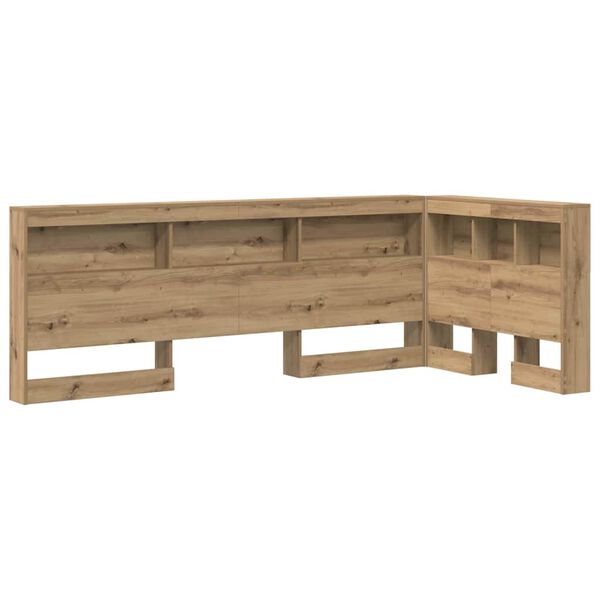 vidaXL Aufbewahrungskopfteil Artisan-Eiche 90 cm Holzwerkstoff