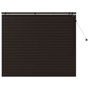vidaXL Venezianische Jalousie Dunkelbraun 160 x 130 cm 35 mm