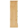 vidaXL Badschrank Corona 70x33x110 cm Massivholz Kiefer