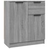 vidaXL Sideboards 2 Stk. Grau Sonoma 60x30x70 cm Holzwerkstoff