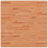vidaXL Tischplatte 80x80x1,5 cm Quadratisch Massivholz Buche