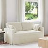 vidaXL Sofa Creme 158 x 78 x 80 cm Samt