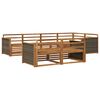 vidaXL Outdoor-Sofagarnitur 7 stk. Natur