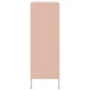 vidaXL Highboard Rosa 68x39x113 cm Stahl