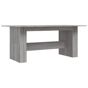 vidaXL Esstisch Grau Sonoma 180x90x76 cm Holzwerkstoff