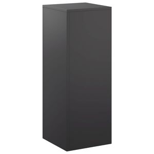 vidaXL Pflanzenst&auml;nder Schwarz 30 x 30 x 80 cm Stahl