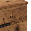 vidaXL Nachttisch mit Schubladen Altholz 38 x 38 x 66 cm Holzwerkstoff