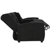 vidaXL Relaxsofa 4-Sitzer mit Getr&auml;nkehalter Schwarz
