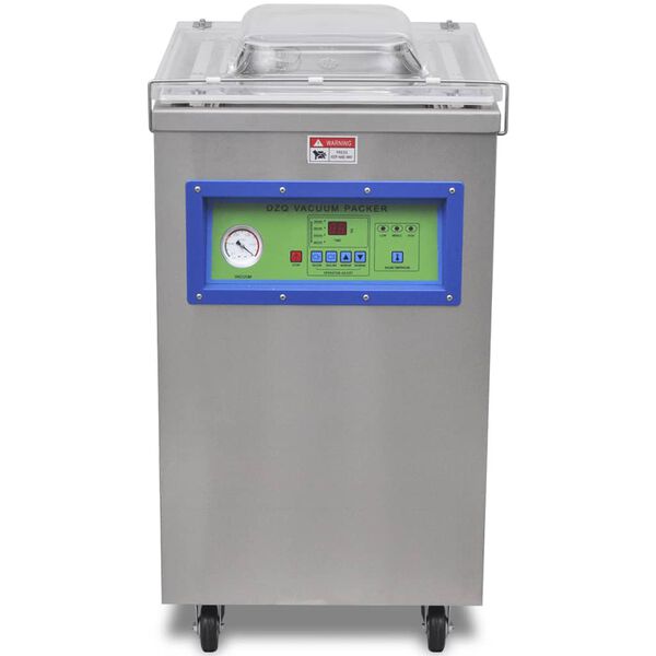 Profi Vakuumierer Vakuum-Verpackungsmaschine mit R&auml;dern Edelstahl 750W