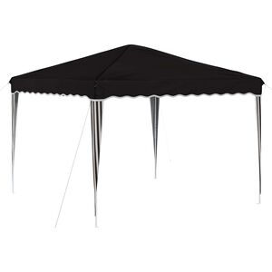 vidaXL Pop-up Partyzelt 288 x 288 x 245 cm Schwarz Oxford-Stoff