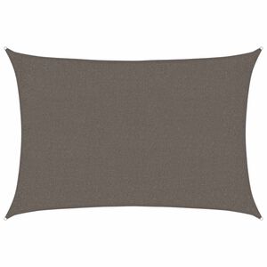 vidaXL Sonnensegel 160 g/m&sup2; Anthrazit 2x2,5 m HDPE
