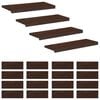 vidaXL Treppenstufen 20 stk. 80 x 30 x 2 cm Dunkelbraun