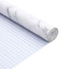 vidaXL M&ouml;belfolien Selbstklebend Marmor-Optik Wei&szlig; 90x500 cm PVC