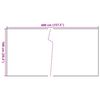 vidaXL Balkon-Sichtschutz Braun und Schwarz 400x100 cm Poly Rattan