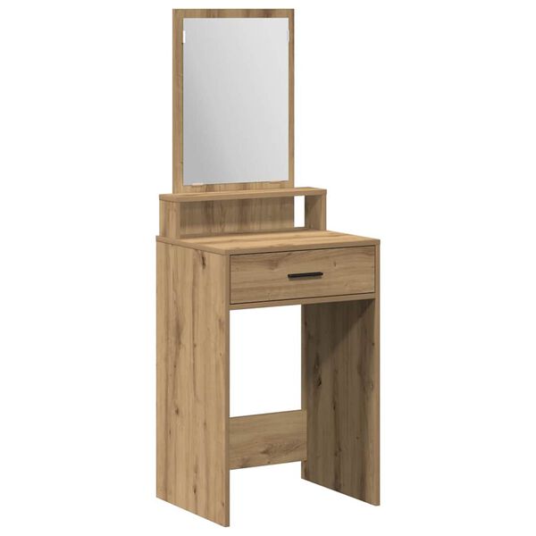 vidaXL Schminktisch Artisan-Eiche 50 x 41 x 140 cm Holzwerkstoff